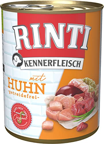 RINTI Kennerfleisch Huhn, 12er Pack (12 x 800 g) von Rinti