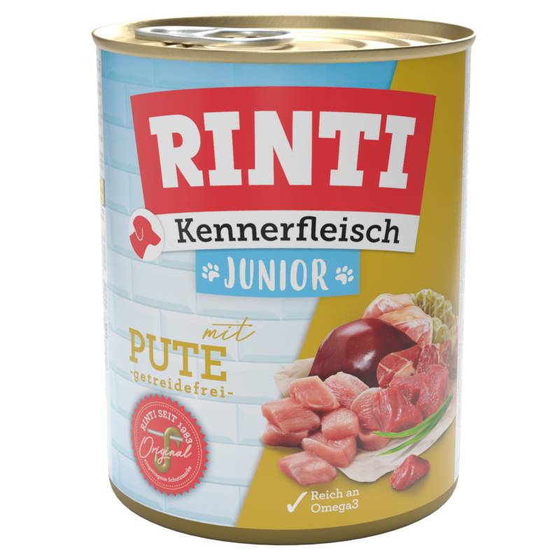 RINTI Kennerfleisch Junior - 6 x 800 g Pute RINTI Kennerfleisch Junior - 6 x 800 g Pute von Rinti