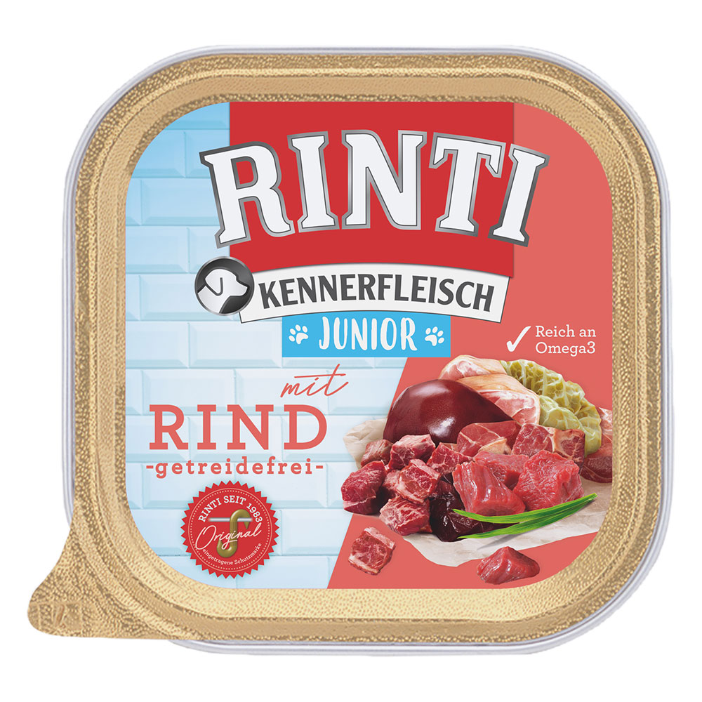 RINTI Kennerfleisch Junior 9 x 300 g - Rind von Rinti