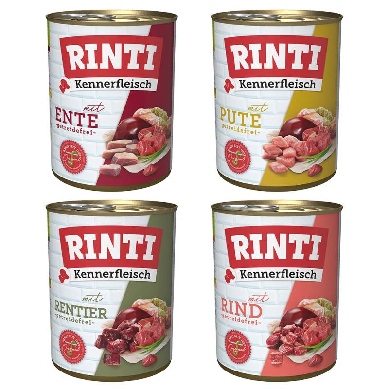RINTI Kennerfleisch Mix 12 x 800 g - Mixpaket 2 von Rinti