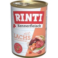 RINTI Kennerfleisch Nassfutter Hund, Adult, Dose, Lachs 12x400 g RINTI Kennerfleisch Nassfutter Hund, Adult, Dose, Lachs 12x400 g von Rinti