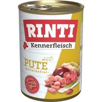 RINTI Kennerfleisch Nassfutter Hund, Adult, Dose, Pute 12x400 g RINTI Kennerfleisch Nassfutter Hund, Adult, Dose, Pute 12x400 g von Rinti
