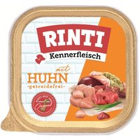 RINTI Kennerfleisch Nassfutter Hund, Adult, Schale 9x300 g Huhn von Rinti