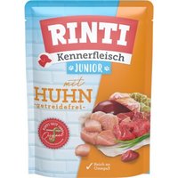 RINTI Kennerfleisch Nassfutter Hund, Junior, Pouch, Huhn 10x400 g RINTI Kennerfleisch Nassfutter Hund, Junior, Pouch, Huhn 10x400 g von Rinti
