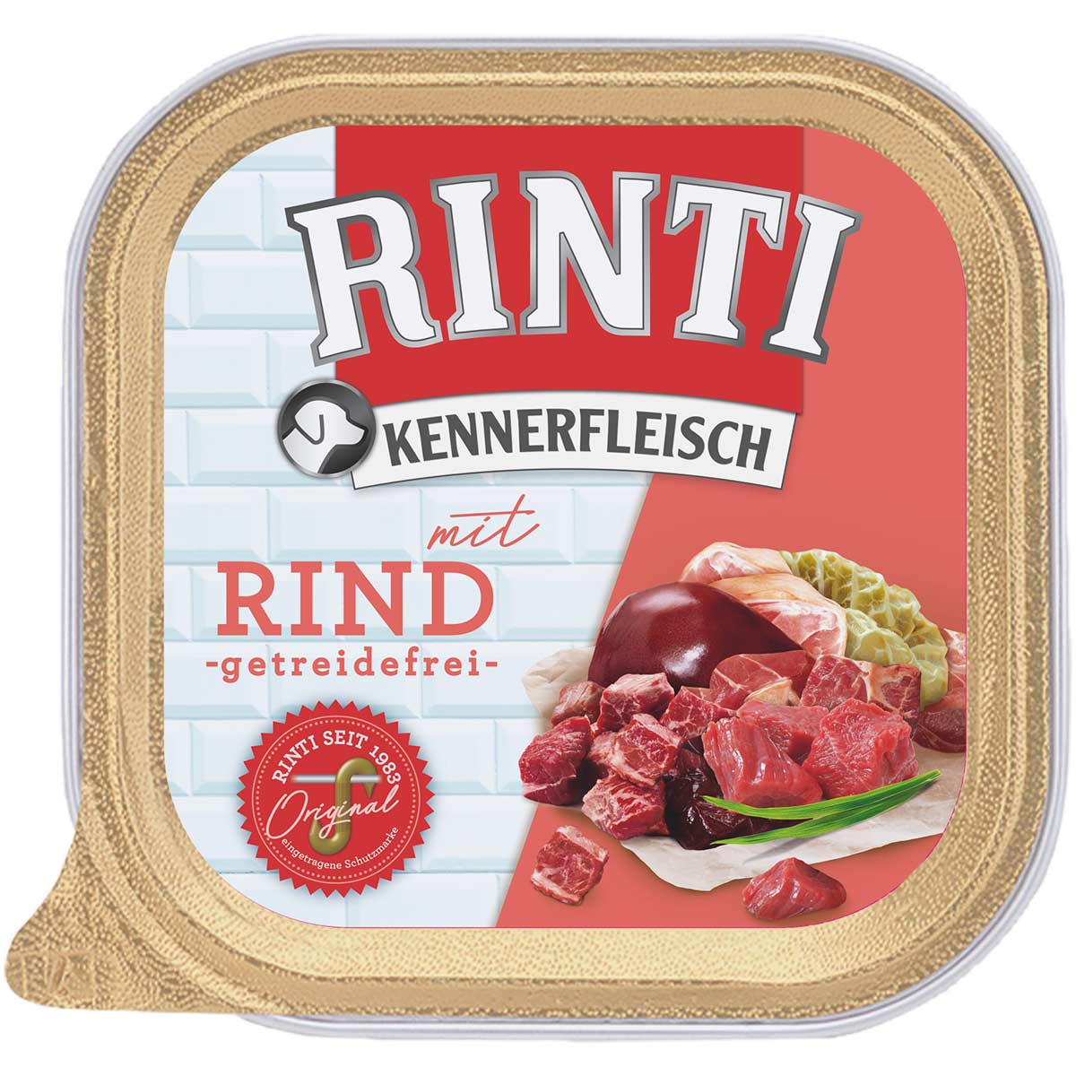 Rinti Kennerfleisch mit Rind 18x300g von Rinti