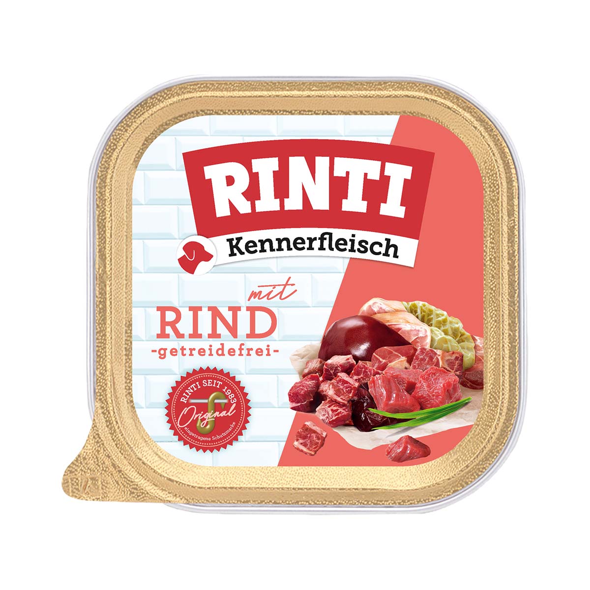 Rinti Kennerfleisch mit Rind 18x300g von Rinti