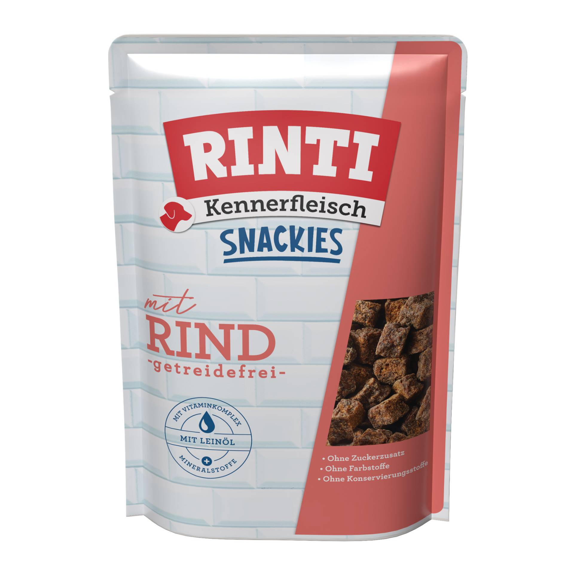RINTI Kennerfleisch Snackies - Sparpaket: Rind 5 x 225 g von Rinti