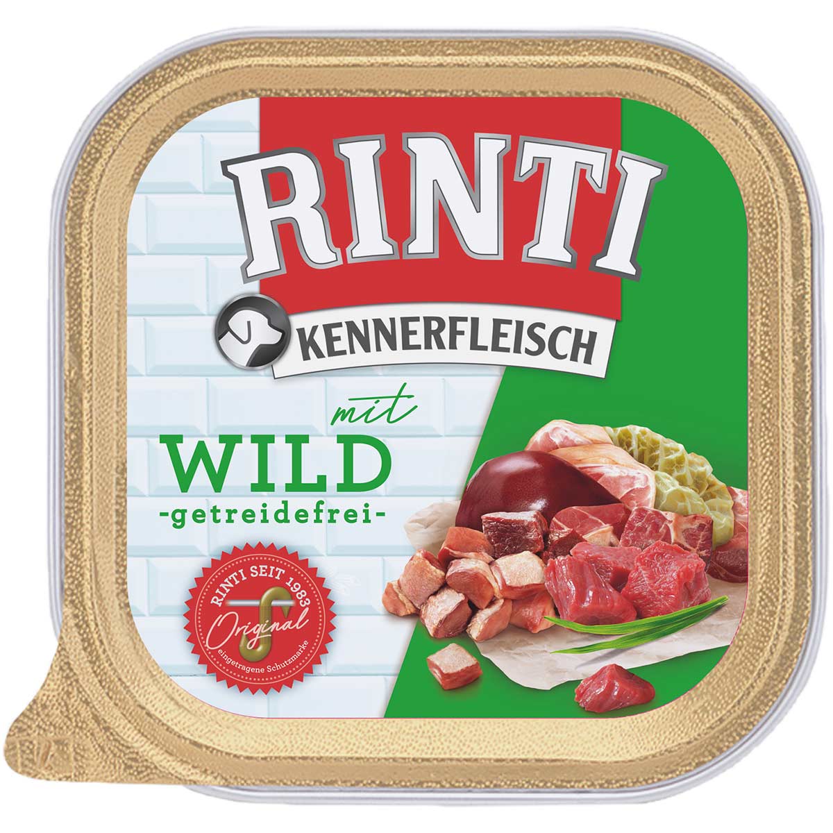 Rinti Kennerfleisch mit Wild 18x300g von Rinti