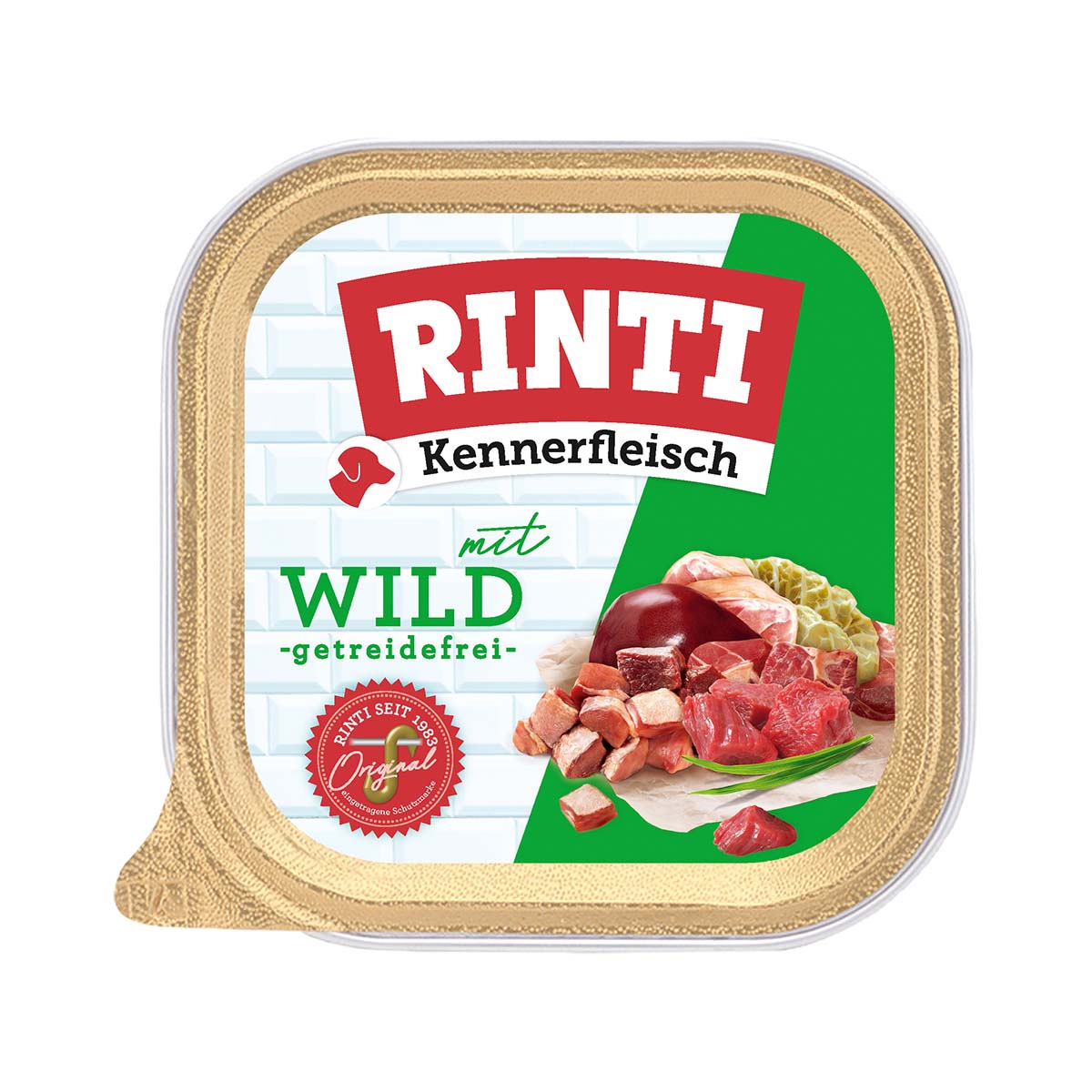 Rinti Kennerfleisch mit Wild 18x300g von Rinti