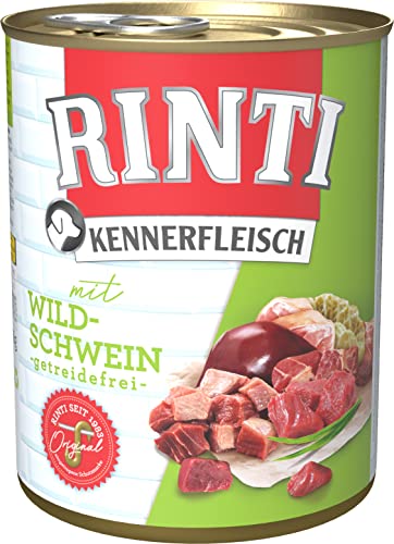 RINTI Kennerfleisch Wildschwein 12 x 800 von Rinti