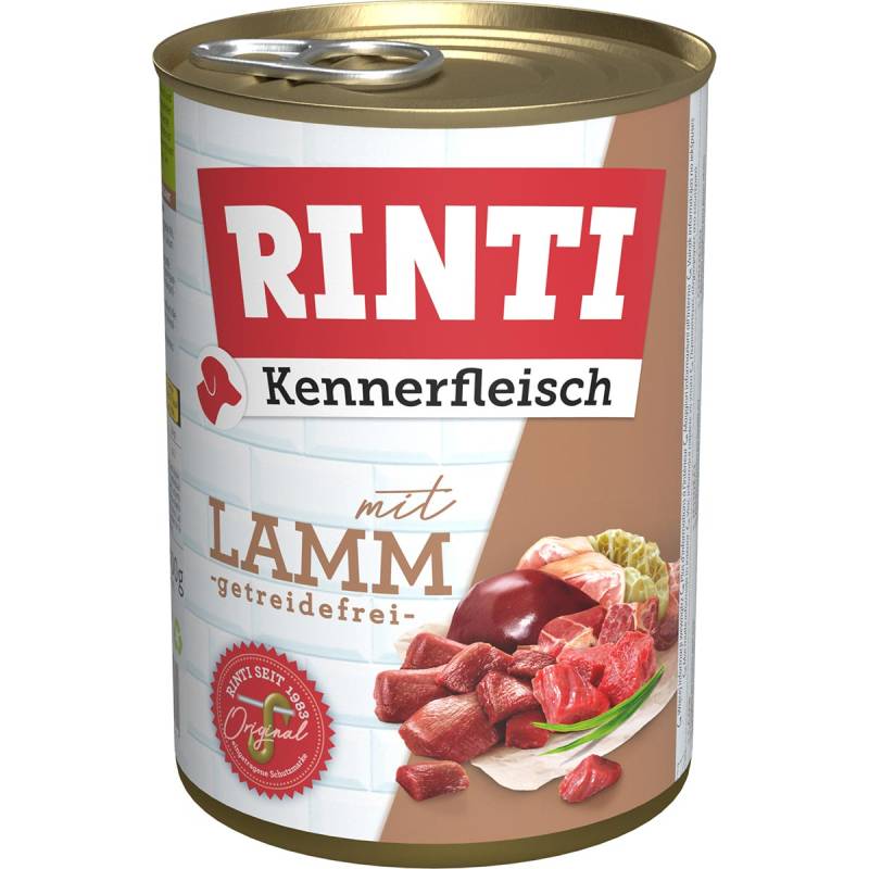 Rinti Kennerfleisch mit Lamm 24x400g von Rinti