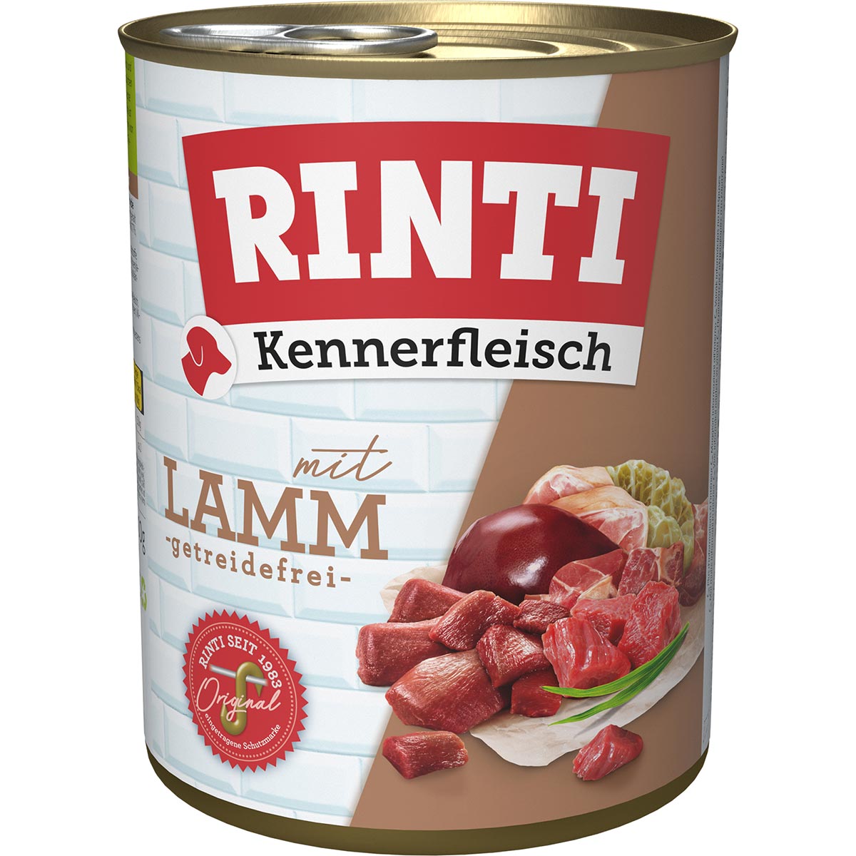 Rinti Kennerfleisch Lamm 24x800g von Rinti