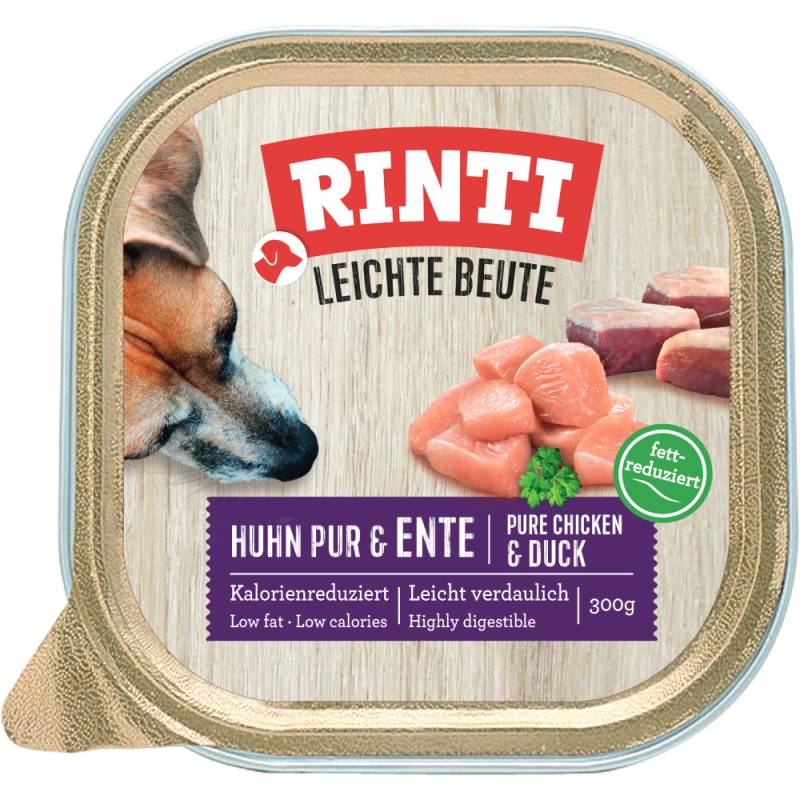 RINTI Leichte Beute 9 x 300 g - Huhn & Ente von Rinti