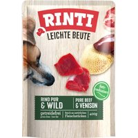 RINTI Leichte Beute Nassfutter Hund, Adult, Pouch, Rind und Wild 10x400 g RINTI Leichte Beute Nassfutter Hund, Adult, Pouch, Rind und Wild 10x400 g von Rinti