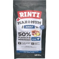 RINTI MAX-I-MUM Trockenfutter Hund, Adult Huhn 50% 12 kg von Rinti