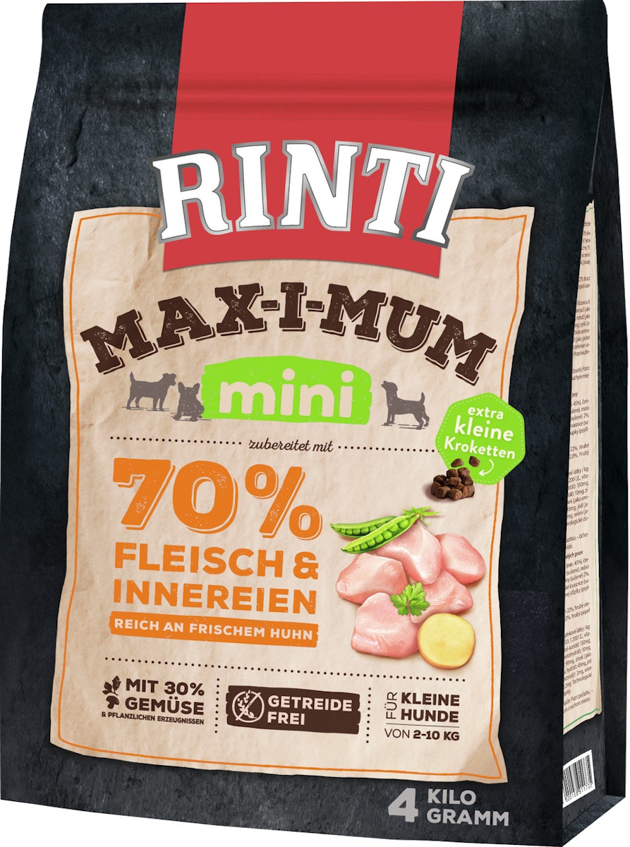 RINTI Max-I-Mum Mini Huhn Hundetrockenfutter von Rinti