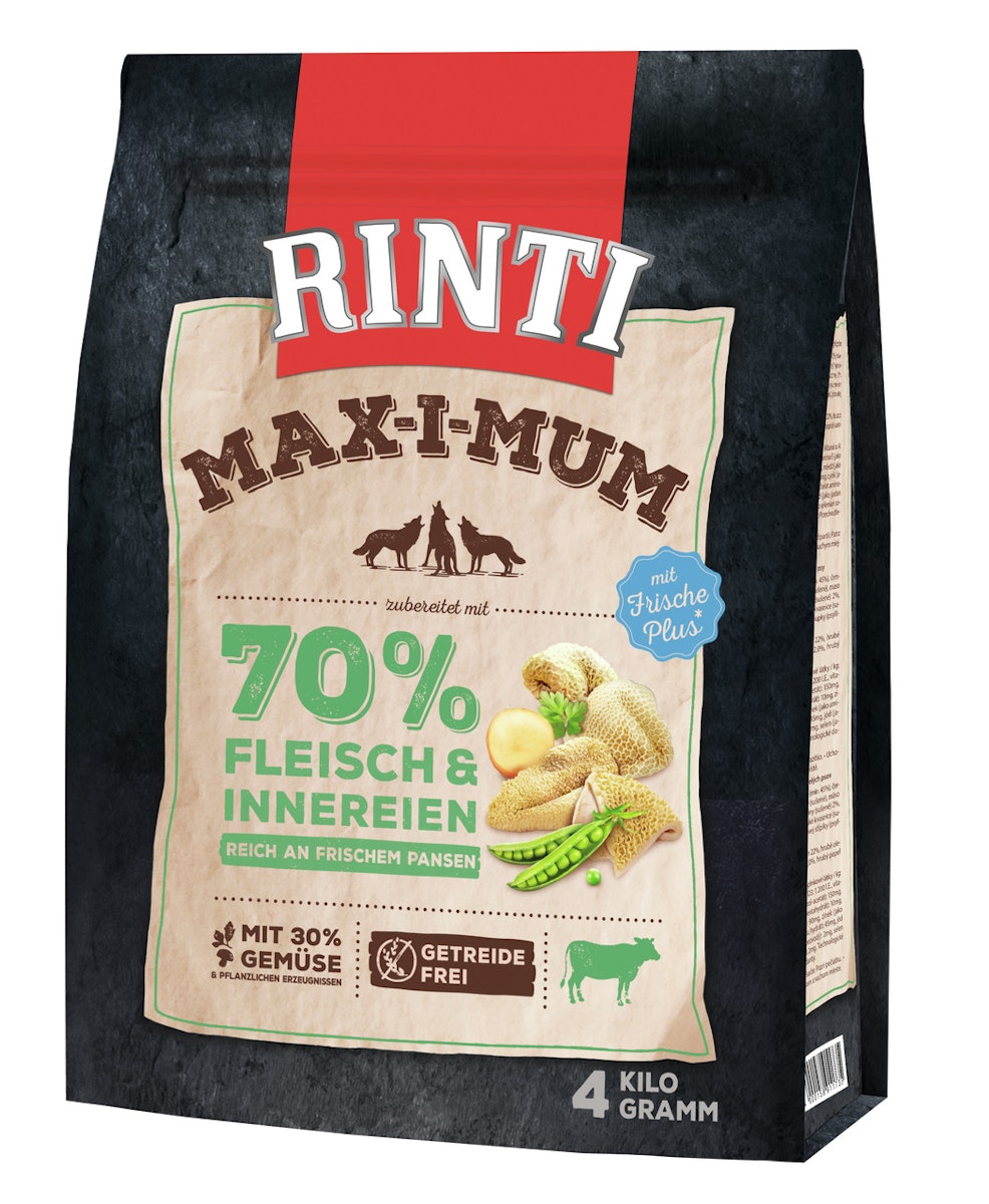RINTI Max-I-Mum Pansen Hundetrockenfutter von Rinti