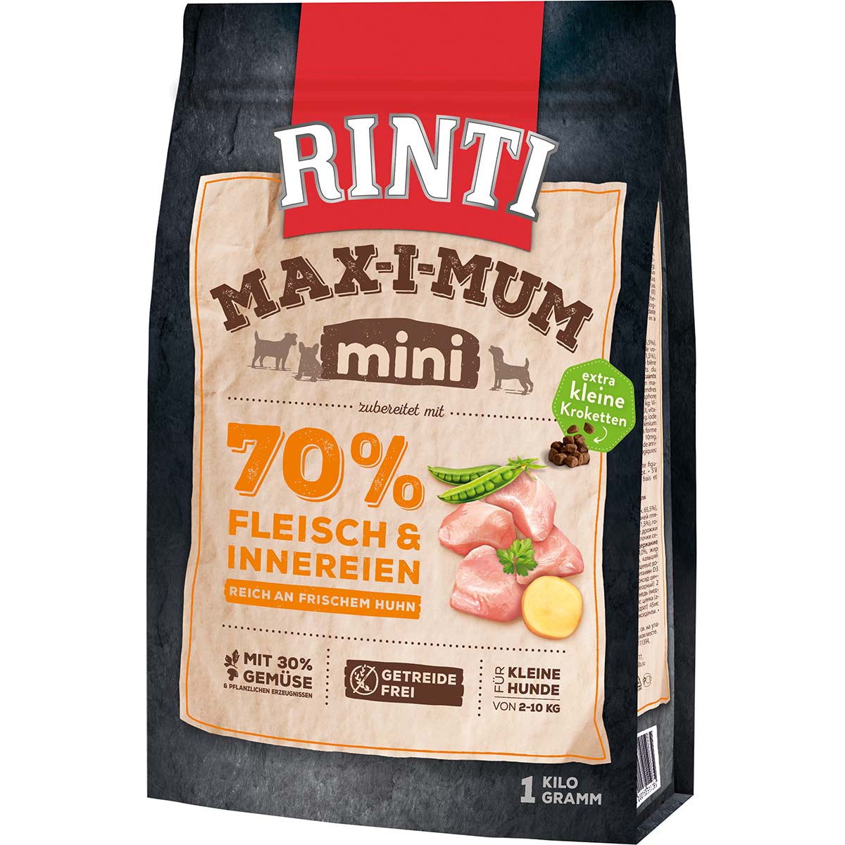 RINTI Max-i-Mum Mini Adult Huhn 1kg von Rinti