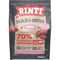 RINTI Max-i-Mum Trockenfutter Hund MINI Adult Rind 4kg von Rinti