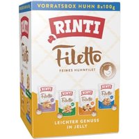 RINTI Nassfutter Hund Filetto Multibox 8 x 100g von Rinti