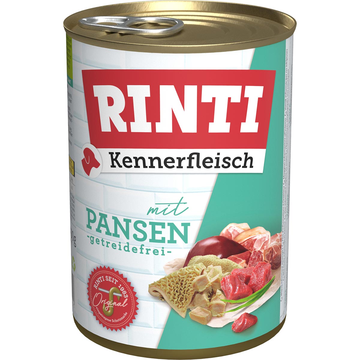 Rinti Kennerfleisch mit Pansen 12x400g von Rinti