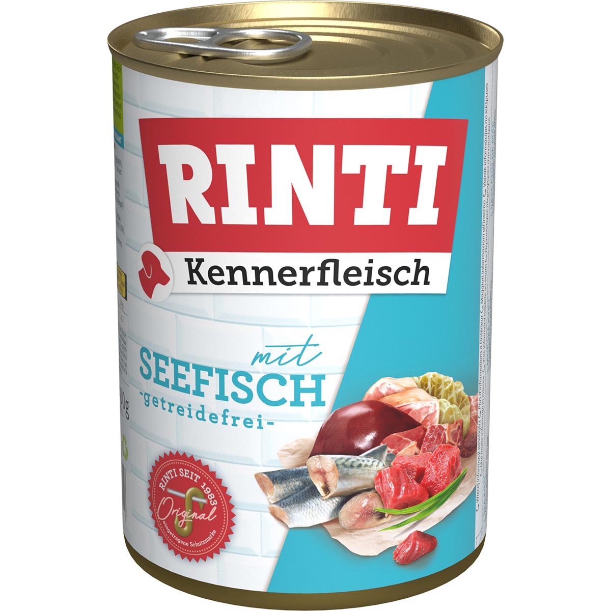 Rinti Kennerfleisch mit Seefisch 24x400g von Rinti