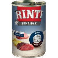 RINTI Sensible 6 x 400 g - Ross, Hühnerleber & Kartoffel von Rinti