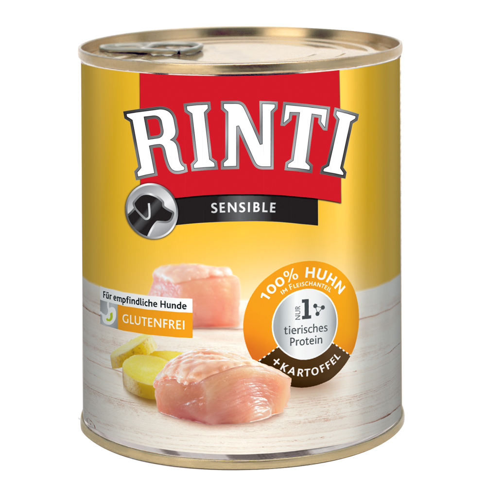 RINTI Sensible 6 x 800 g - Huhn & Kartoffeln von Rinti