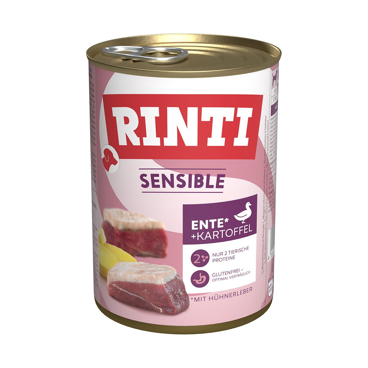 Rinti Sensible Ente & Huhn & Kartoffel 24x400g Rinti Sensible Ente & Huhn & Kartoffel 24x400g von Rinti