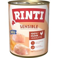 RINTI Sensible Nassfutter Huhn mit Karotte 6x800 g von Rinti
