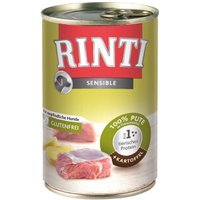 RINTI Sensible Nassfutter Hund, Adult, Dose 12x400 g Pute und Kartoffel von Rinti