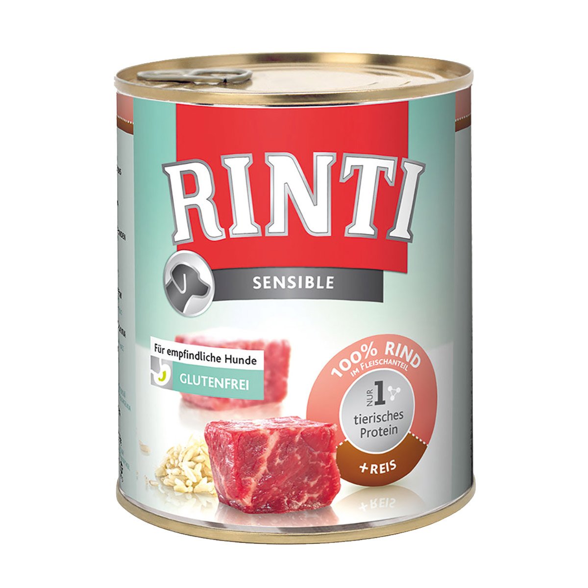 Rinti Sensible Rind & Reis 12x800g von Rinti
