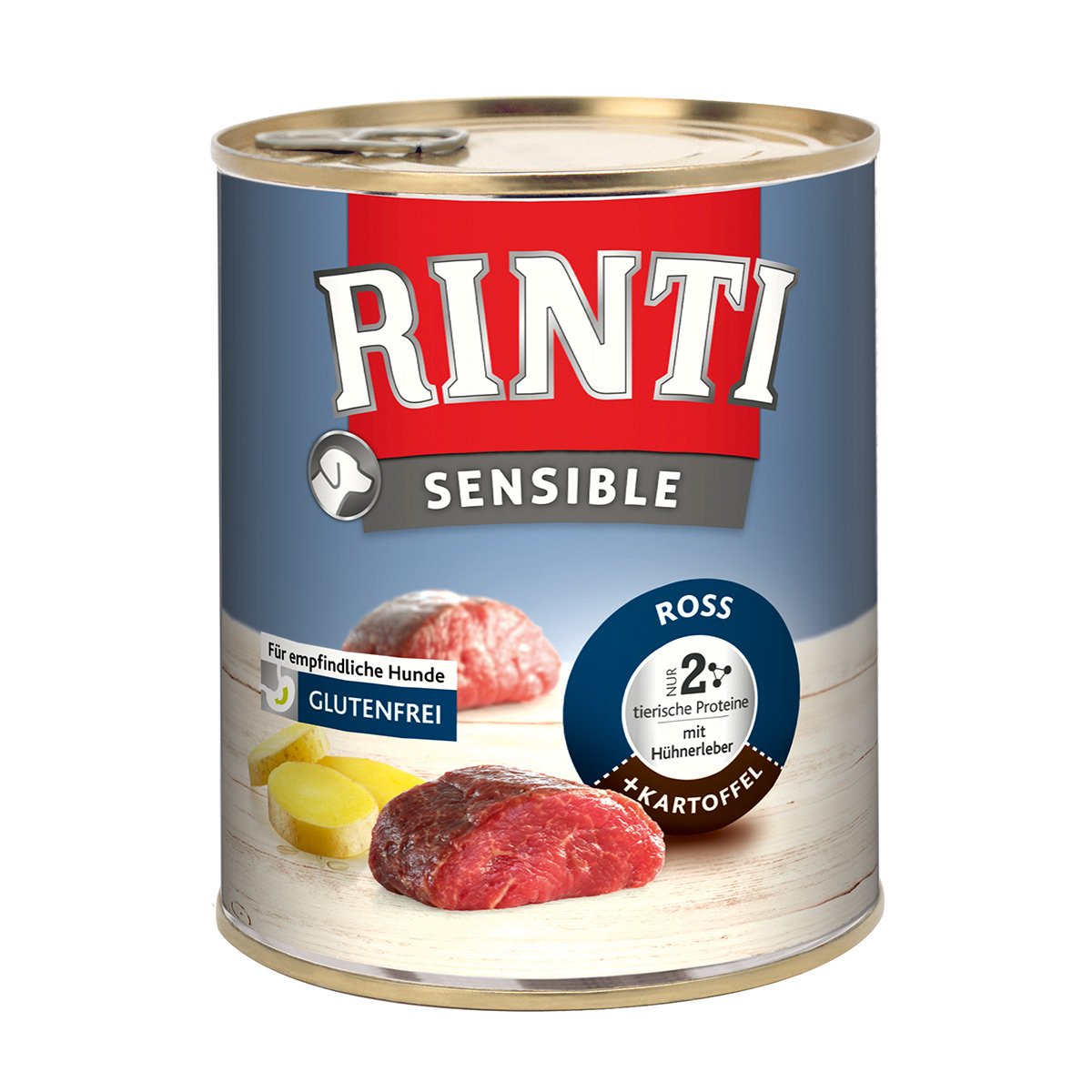 Rinti Sensible Ross & Hühnerleber & Kartoffel 6x800g von Rinti