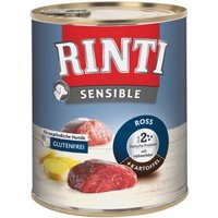 RINTI Sensible Ross & Hühnerleber 12x800 g von Rinti