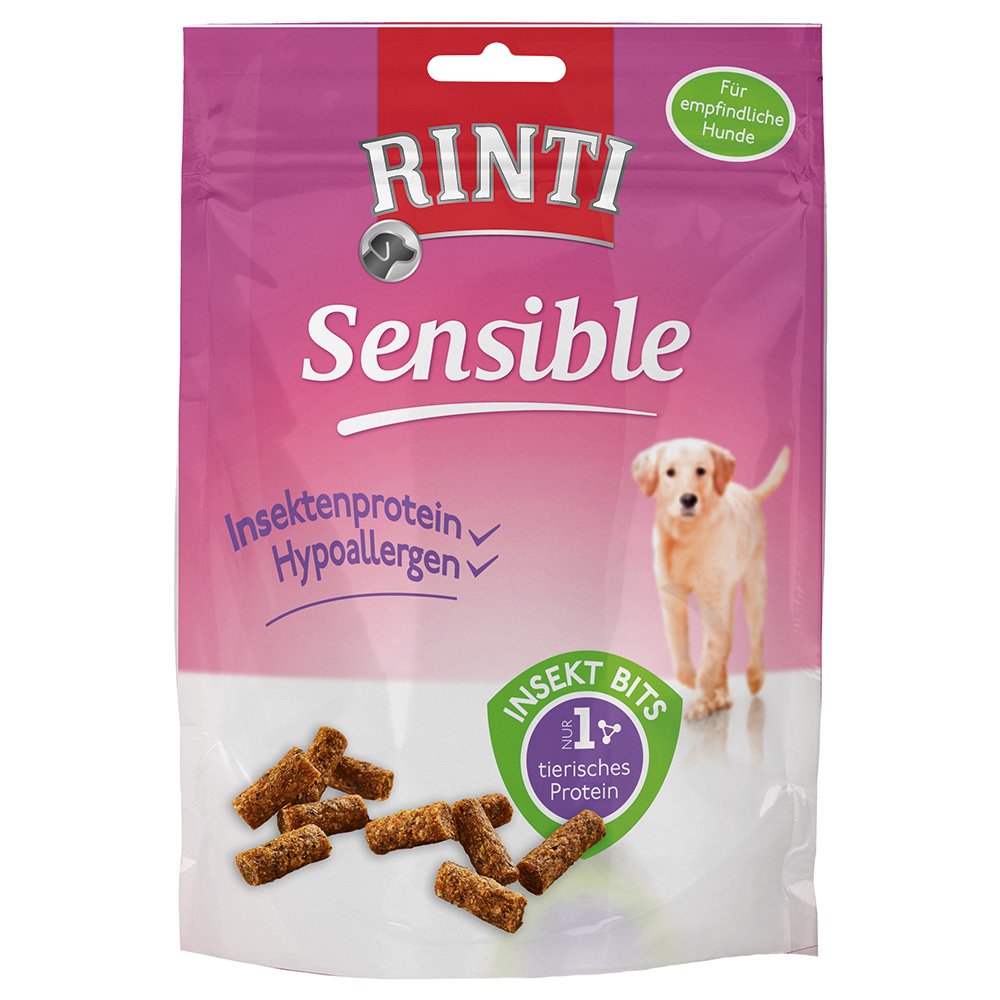 RINTI Sensible Snack Insekt Bits - Sparpaket: 24 x 50 g von Rinti