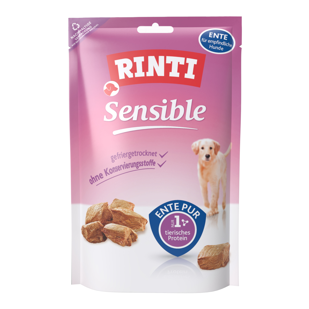 RINTI Sensible gefriergetrocknete Snacks - Ente 120 g von Rinti