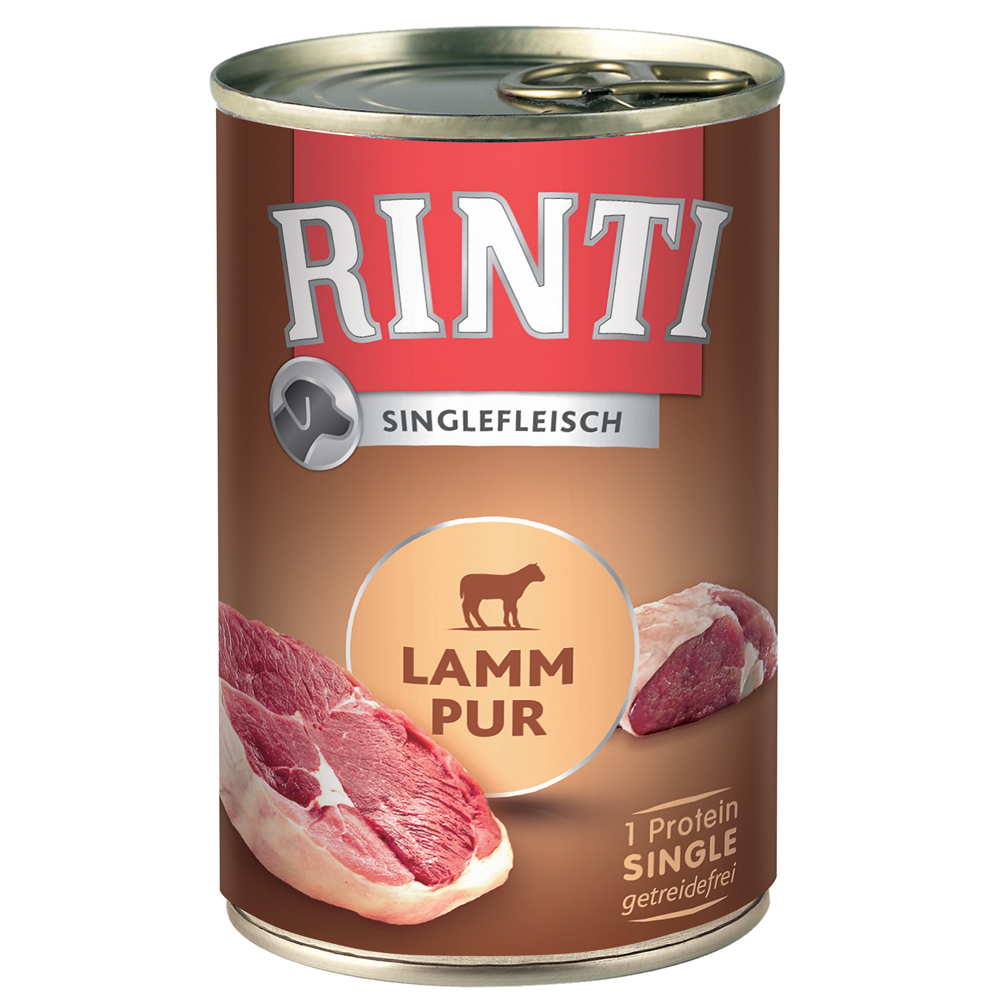 RINTI Singlefleisch 1 x 400 g - Lamm pur von Rinti