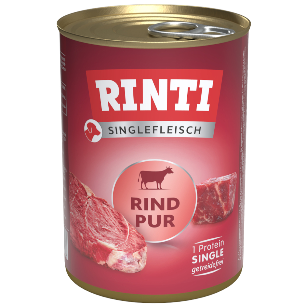 RINTI Singlefleisch 1 x 400 g - Rind pur von Rinti