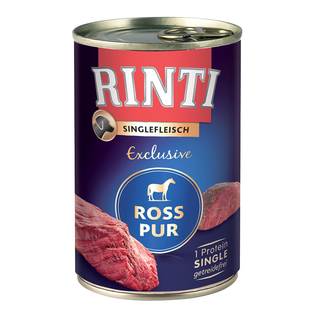 RINTI Singlefleisch 24 x 400 g - Exclusive Ross pur von Rinti