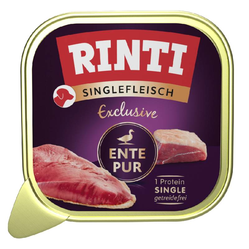 RINTI Singlefleisch Exclusive 10 x 150 g - Ente von Rinti