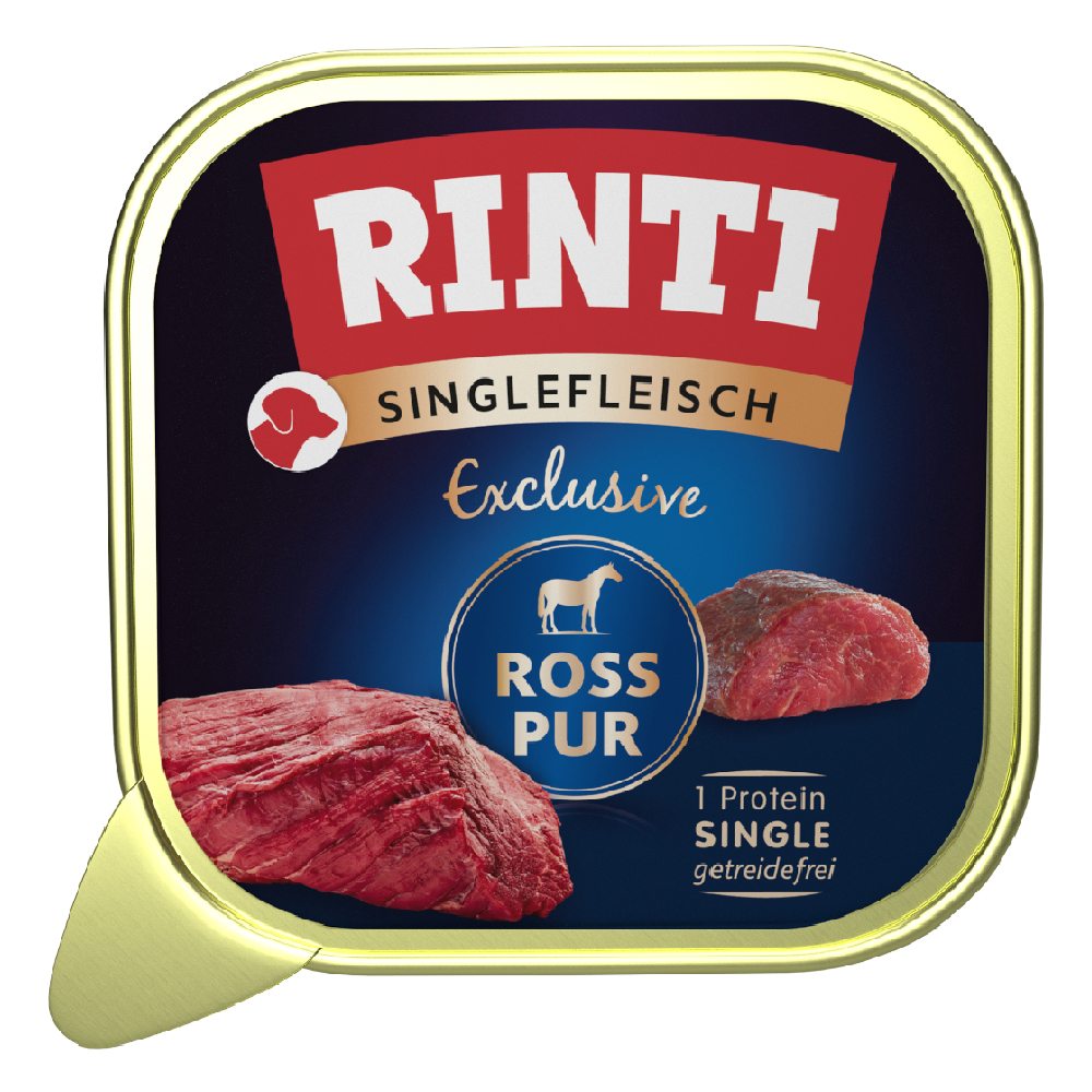 RINTI Singlefleisch Exclusive 10 x 150 g - Ross RINTI Singlefleisch Exclusive 10 x 150 g - Ross von Rinti