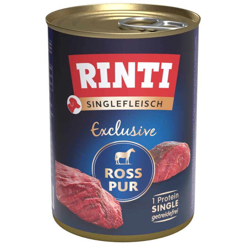 RINTI Singlefleisch Exclusive 6 x 400 g - Ross pur RINTI Singlefleisch Exclusive 6 x 400 g - Ross pur von Rinti