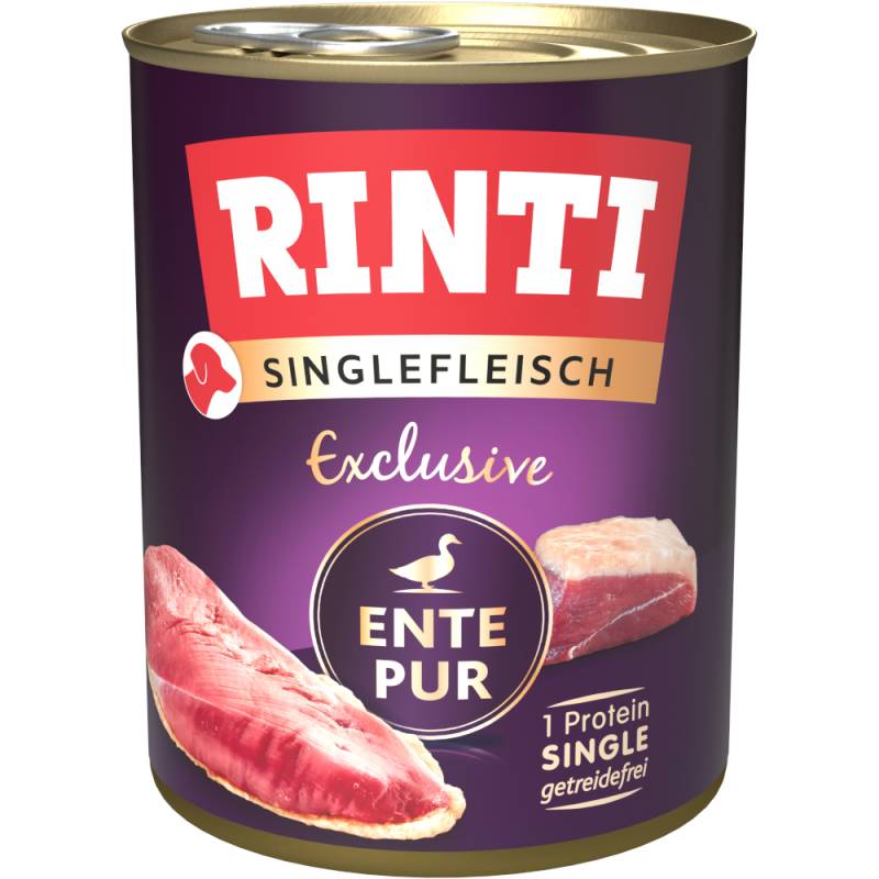 RINTI Singlefleisch Exclusive 6 x 800 g - Ente pur RINTI Singlefleisch Exclusive 6 x 800 g - Ente pur von Rinti