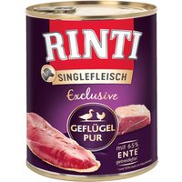 RINTI Singlefleisch Exclusive 6 x 800 g - Geflügel pur von Rinti