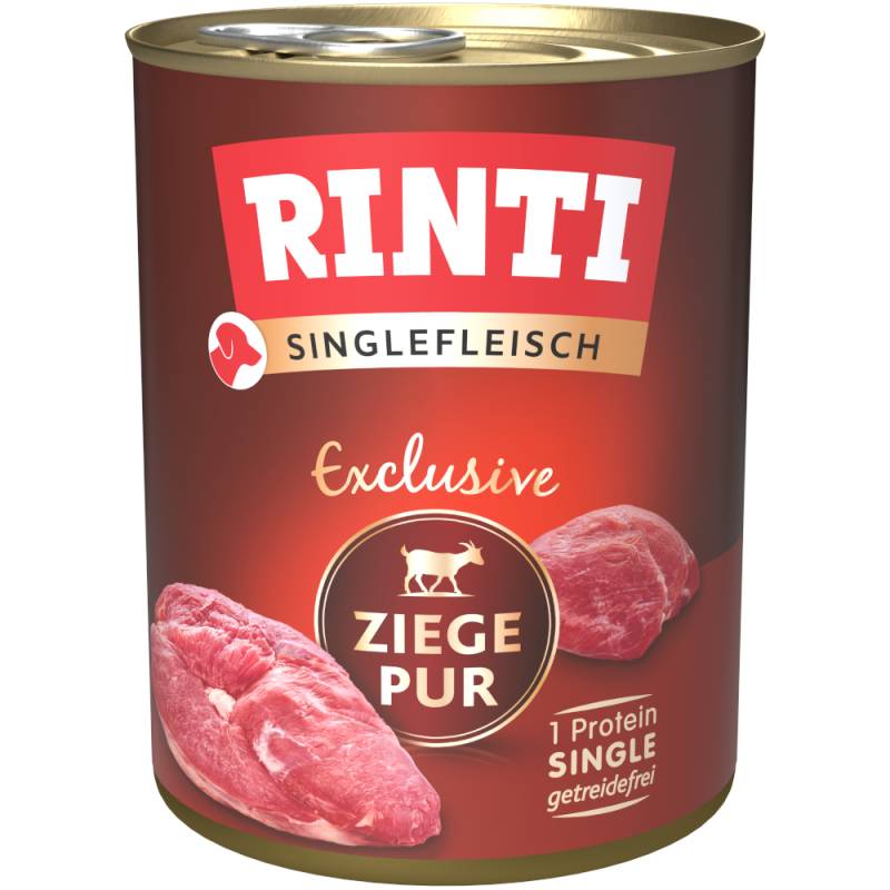 RINTI Singlefleisch Exclusive 6 x 800 g - Ziege pur von Rinti