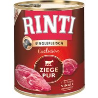 RINTI Singlefleisch Exclusive 6 x 800 g - Ziege pur von Rinti