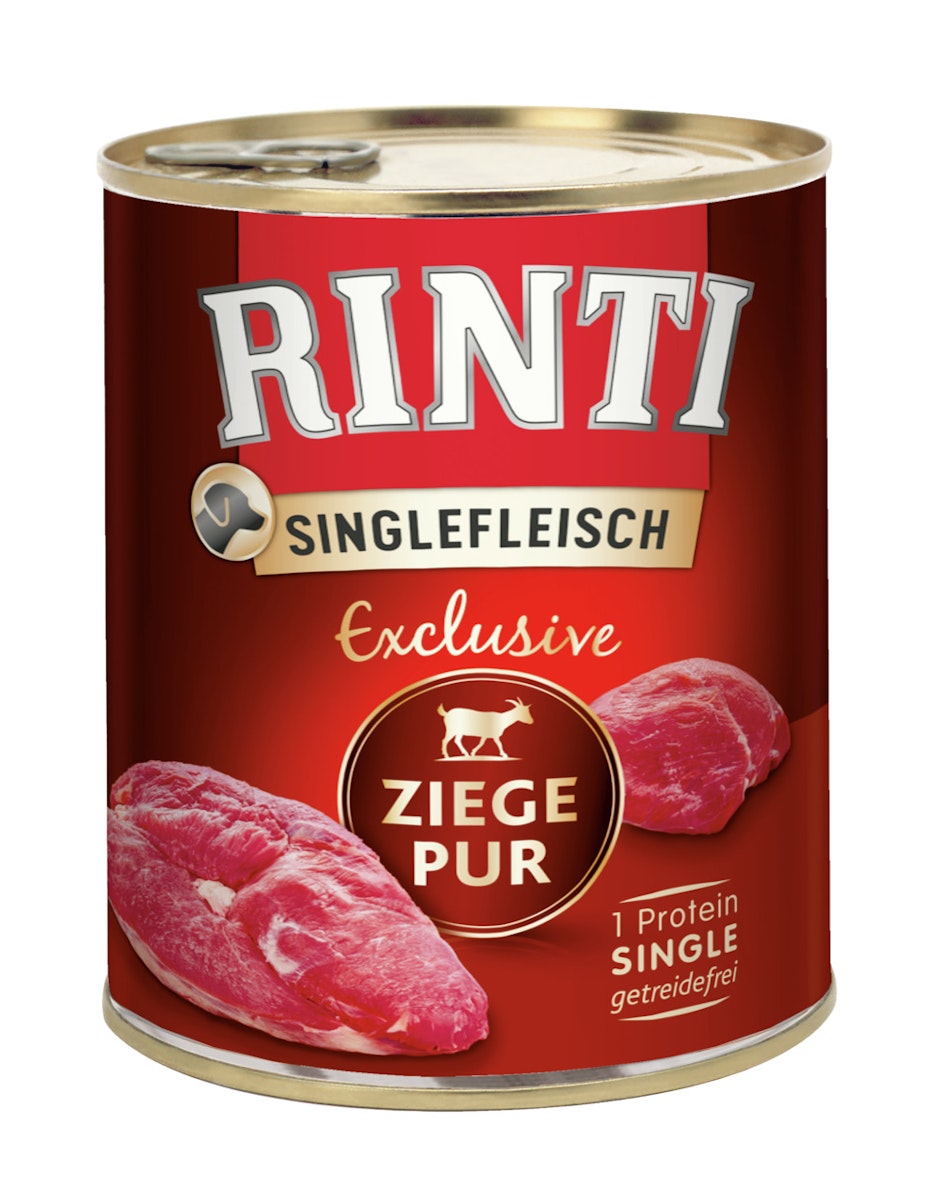 RINTI Singlefleisch Exclusive 800g Dose Hundenassfutter von Rinti