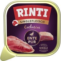 RINTI Singlefleisch Exclusive Nassfutter Hund, Adult 10x150 g Ente RINTI Singlefleisch Exclusive Nassfutter Hund, Adult 10x150 g Ente von Rinti