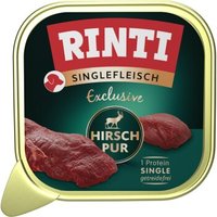 RINTI Singlefleisch Exclusive Nassfutter Hund, Adult 10x150 g Hirsch RINTI Singlefleisch Exclusive Nassfutter Hund, Adult 10x150 g Hirsch von Rinti