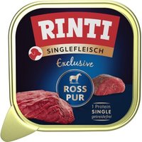 RINTI Singlefleisch Exclusive Nassfutter Hund, Adult 10x150 g Ross von Rinti